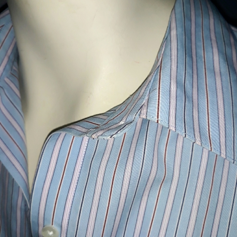 Brooks Brothers striped cotton blouse. Size 12
